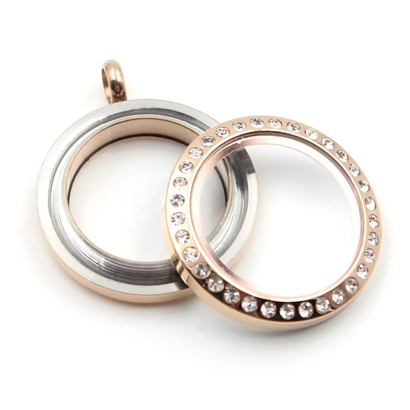 Round-Water-Proof-Floating-Locket-Rose-Gold-Stainless-Steel-Twist-Screw-Floating-Glass-With-Crystal-Locket (3)