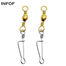 INFOF 200 шт./лот рыболовный шарнир с Italinan оснастки Карп рыболовные снасти из нержавеющей стали Рыболовный соединитель