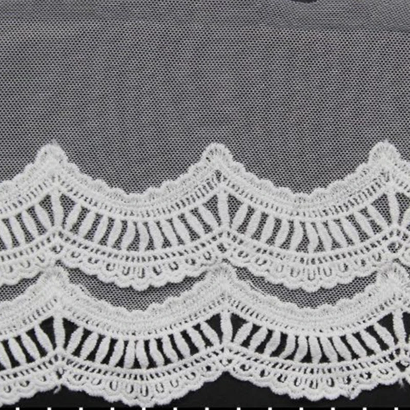 23 yards Beige Off White Mesh Lace Ribbon Trims for Dress Garments