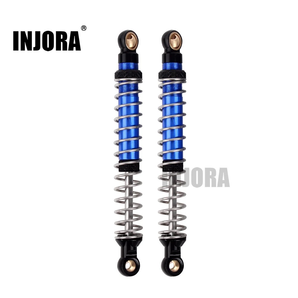 

INJORA Metal 2PCS 95mm/3.74in Shock Absorber for 1/10 RC Crawler Axial SCX10 D90 RC Car Parts