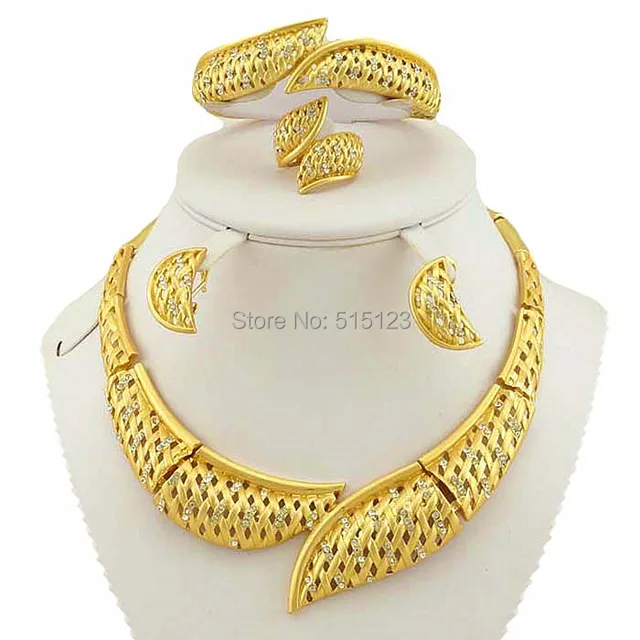 gold jewelry sets high quality jewelry set wedding jewelry sets women