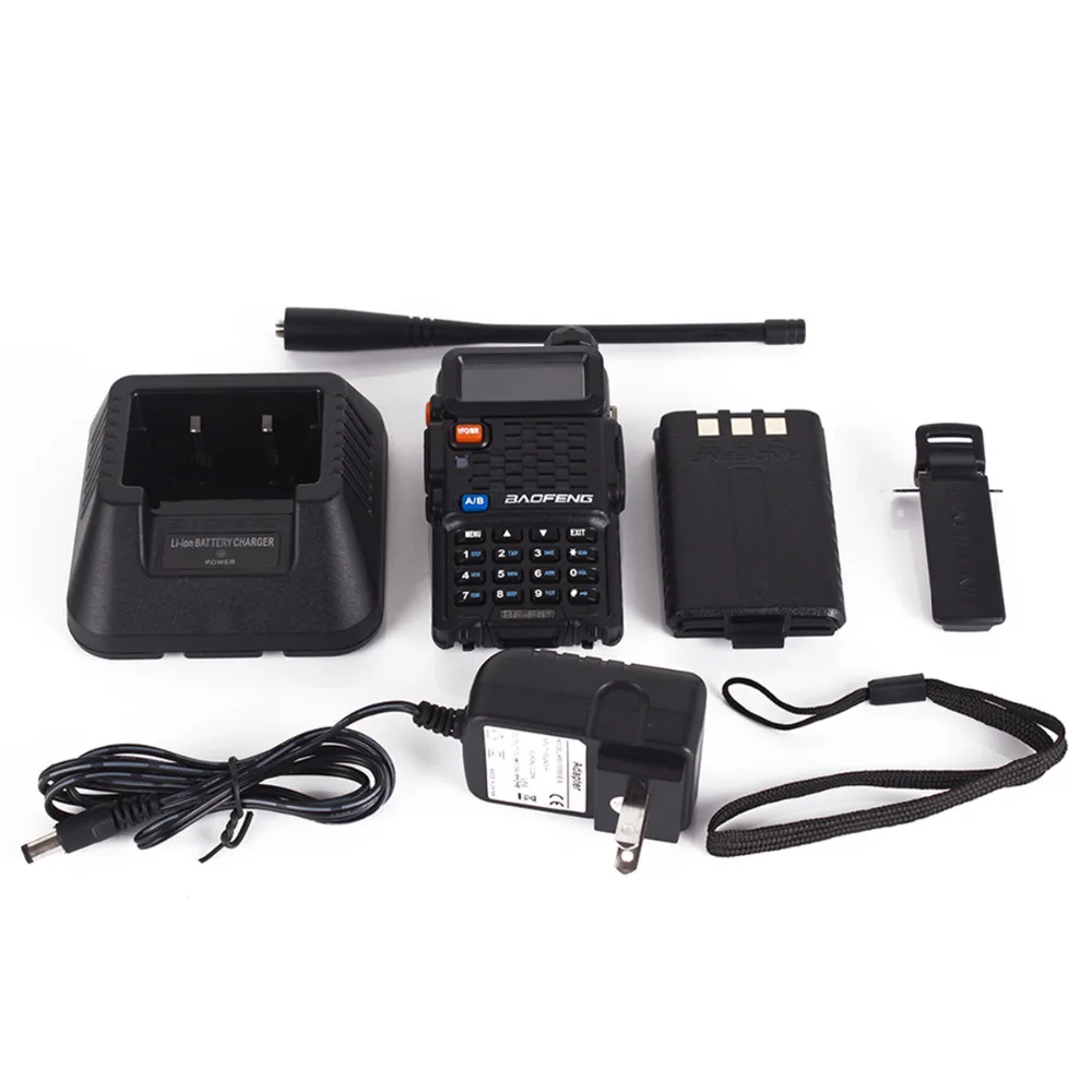 BAOFENG BF F8 Walkie Talkie 10 км UHF VHF Двухдиапазонный Портативный CB радио 1800 мАч Полиция