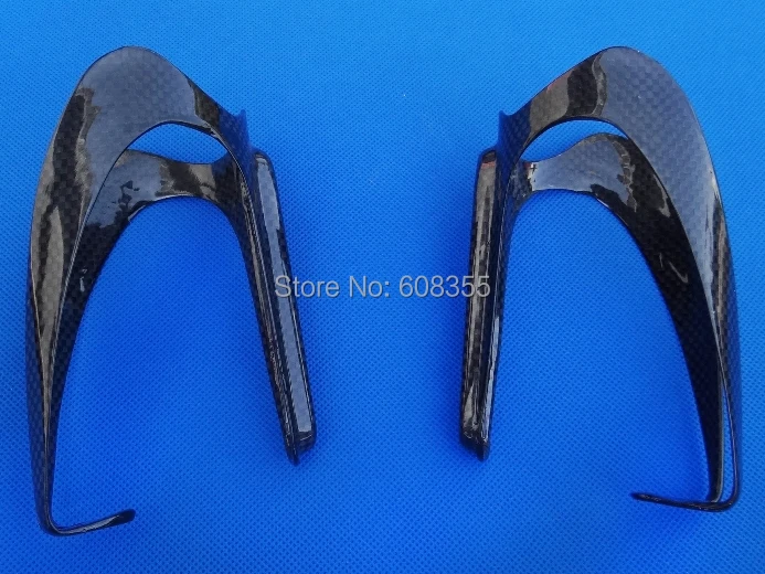 

Carbon glossy MTB Mountain Road bike bicycle water Bottle cage - 2 Pcs Cages BC11