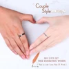 ORSA JEWELS 100% Real 925 Sterling Silver Rings for Women Simple 2019 Classic Wedding Ring Fashion Female Wholesale Jewelry SR74 4