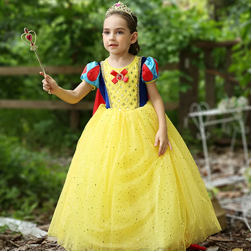 

2019 baby Girls Costume For Princess Dress Tutu birthday wedding party cosplay Cartoon vestidos Children Evening Dress tutu teen