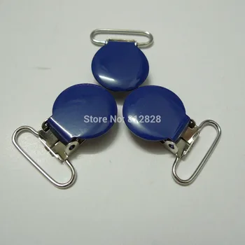 

25pcs 1'' 25mm #MD07 Navy Blue Color Enamel Mitten Clips