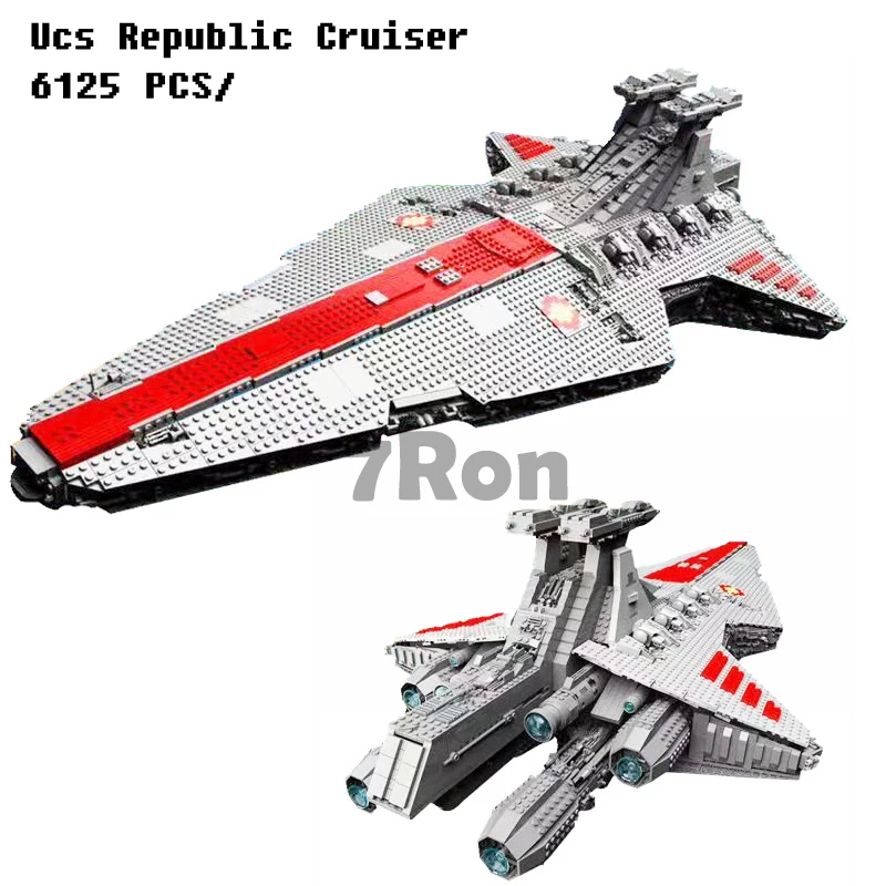 

Models building toy 05077 6125pcs Star Wars Last Jedi Ucs Republic Cruiser Building Blocks Compatible with lego toys & hobbies
