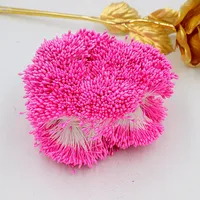 900pcs/lot Random Mixed Double Heads DIY Artificial Mini Pearl Flower Stamen Pistil 1mm Floral Stamen For Wedding Decoration DIY - Image 3