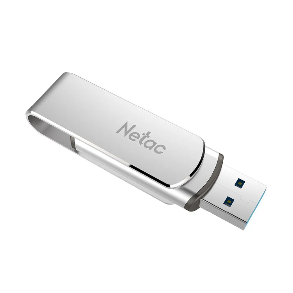 Netac U388 USB флеш-накопитель 16 Гб/32 ГБ/64 Гб/128 ГБ USB3.0 карта памяти высокоскоростной флеш-накопитель металлическое устройство хранения