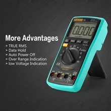 18B цифровой мультиметр тест er True RMS AC/DC Вольт Ампер Ом Емкость Частота Диод Светодиодный Измеритель 5999 отсчетов подсветка