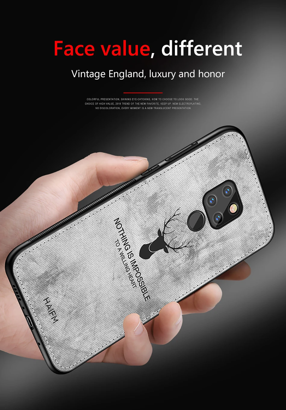 !ACCEZZ Luxury Anti-Knock Cute Phone Case For Huawei Mate 20 Pattern Protective Back Cover Case For Huawei Mate20 Pro Shell Capa (4)