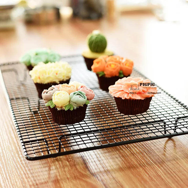 46cm*26cm Large Size Non stick Cooking Rack Cake Biscuits Bread Rack