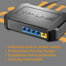 TP-LINK 5-разъемное зарядное usb-устройство 10/100 Мбит/с 4 порта POE коммутатор Ethernet сетевой полный дуплекс Gigabit Ethernet Настольный SF1005SP