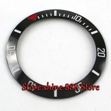 40 мм черный керамический ободок вставка для 43 мм часов, сделанная фабрика Parnis