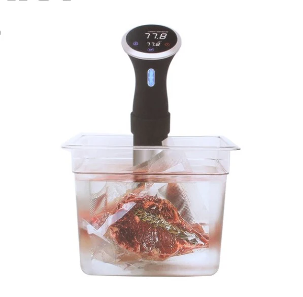 

riginal motor technology. 1000 Watts CS10001 Precision vacuum cook Food sous vide cooking machine . sous vide cooker