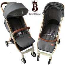 Детская коляска из золотого алюминиевого сплава, переносная коляска для путешествий, светильник для новорожденных, складная коляска, размер 42, x20x48