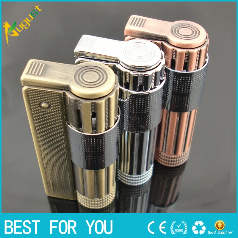 

Austria vintage old kerosene oil lighter Retro classical metal case gasoline cigarette lighter Men's smoking lighter