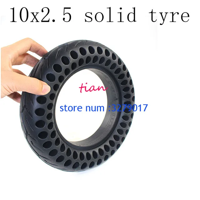 US $28.04 Free Shipping 10Inch Solid Tyre10x2.50Tire Fits Electric Scooter Balance Drive Bicycle Tyre 10x2.5I