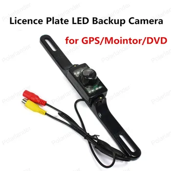 

new arrival Licence Plate Waterproof CMD Rear View 7 LED Backup Camera NTSC for GPS/Mointor/DVD