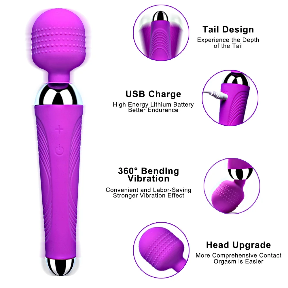 Мощный клиторный вибратор для женщин с USB зарядкой анальный массажер секс