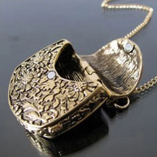 Винтажные резные бронзовые медальоны с подвеской на длинной цепочке, уникальное ожерелье-чокер, модное ювелирное ожерелье для женщин 6SZO 7G9Q BDRK