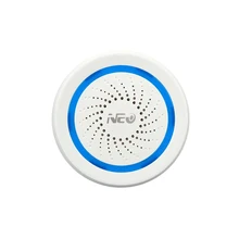 NEO Z-wave Plus Wireless Home Automation Battery-Powered Also Can Be Charged With USB Siren Alarm Sensor