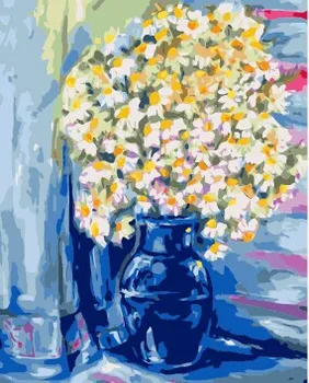 

Digital Oil Painting On Canvas handwork gift set of flowers 40x50cm frameless handwork Pictures Painting By Numbers