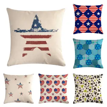 

45cm*45cm Star geometry design linen/cotton throw pillow covers couch cushion cover home decorative pillows