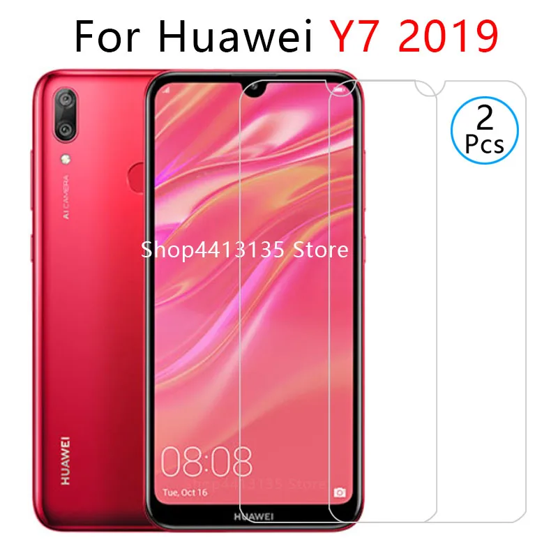 

case for huawei y7 2019 case on y72019 y 7 7y y7 prime pro 2019 back cover cases protective phone coque tempered glass 6.26 cas