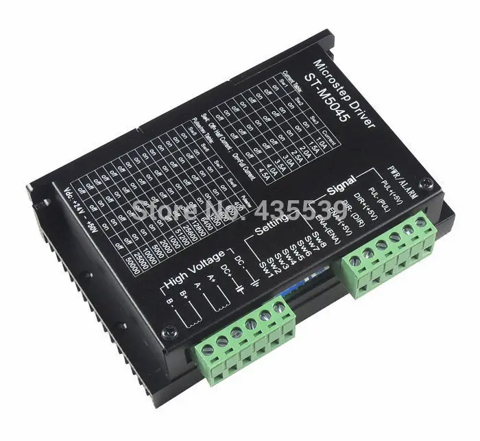 

4PCS/lot 24-50VDC 256 Subdivision ST-M5045 CNC Micro-Stepping Name23 Stepper Motor Driver replace M542,2M542 2phase 4.5A