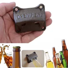 Прекрасный ПЭТ открывалка для бутылок пива из цинкового сплава, настенный открывалка для бутылок, инструмент для открывания бутылок, высокое качество, Прямая 70713