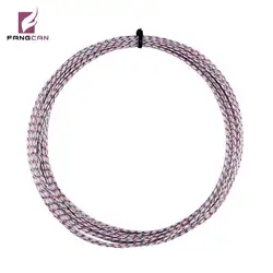 Pack of 5 FANGCAN Ultra Thin Squash Racket Strings - 1.20mm Diameter Genuine Quality (Blue Red White 5pcs)