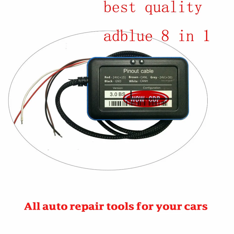 Adblue Эмулятор 8 в 1 система эмуляции Adblueobd2 используется грузовых автобусах и