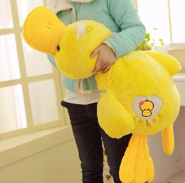 Fancytrader 39'' 100cm Lovely Stuffed Giant Plush Yellow Rubber Duck, Free Shipping FT50268 (4)