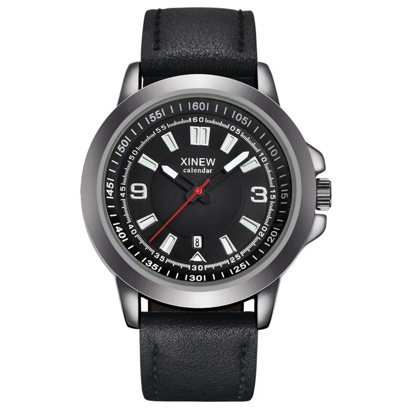 

Brand Men Sport Watches Men's Quartz Business Clock Man Army Military Leather Wrist Chronograph Watch Hours Relogio Masculino