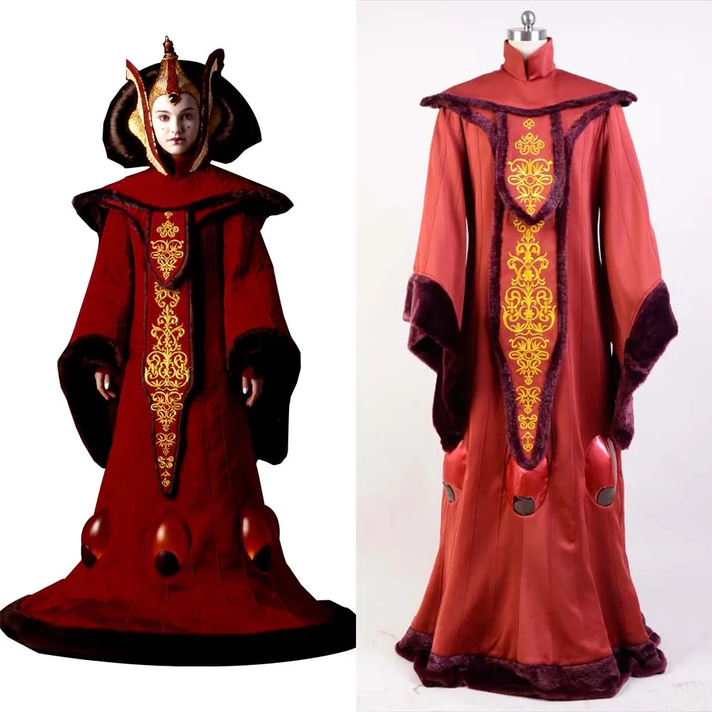 Карнавальный костюм «Звездные войны», Серия I, Phantom Menace Padme Amidala, наряд для Хэллоуина, полный комплект, карнавальный костюм