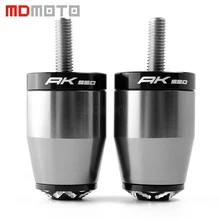 For KYMCO AK550 2017 Motorcycle accessories parts Street Bike Handlebar Grips Bar End Plugs fit for KYMCO AK 550 handle grip Bar