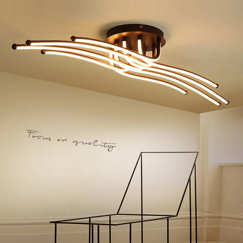 Современные светодиодные потолочные лампы для гостиной спальни lustre plafonnier AC85-265V
