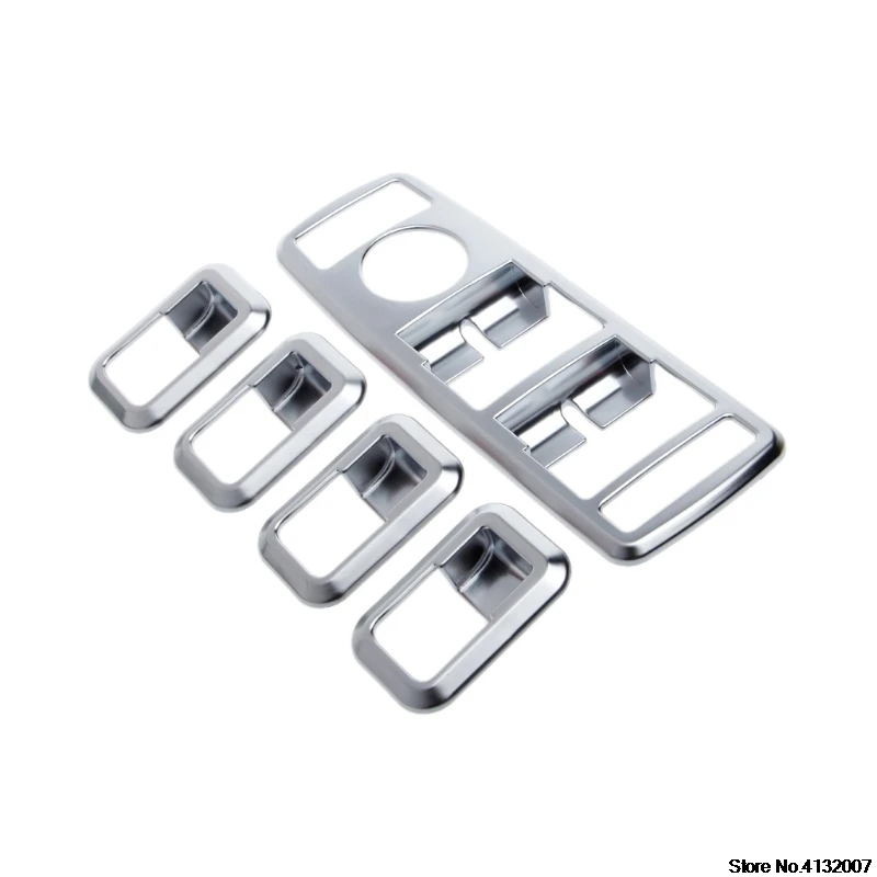 

Chrome Window Switch Cover Trim For Mercedes Benz C GLK Class W176 W246 W204 828 Promotion