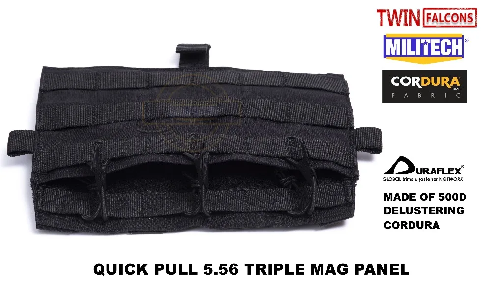 QUICK PULL 5.56 TRIPLE MAG PANEL BK-5