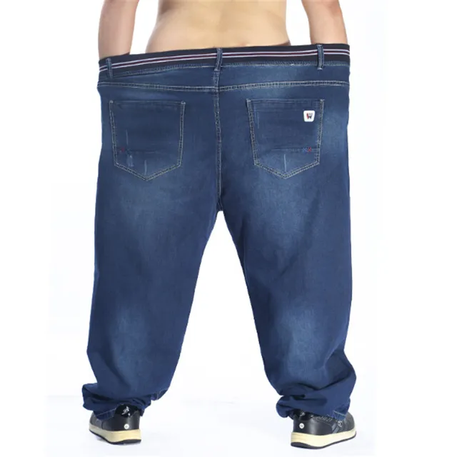 2017 Oversized jeans fat 300 pounds extra large fat PANTS Big men waist trousers 7XL 8XL big