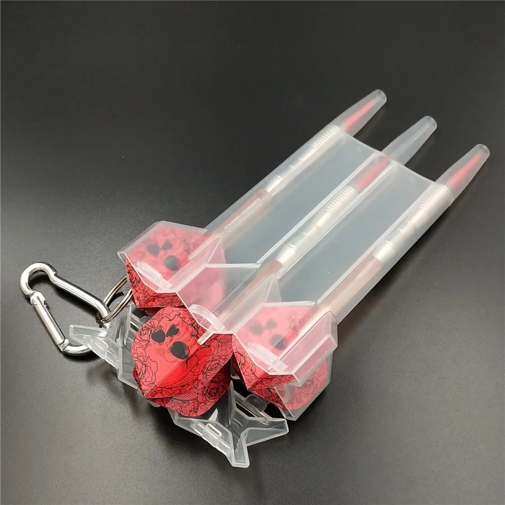 Fox Smiling Dart Box Dardos Case For Professional Accessories Plastic White Color
