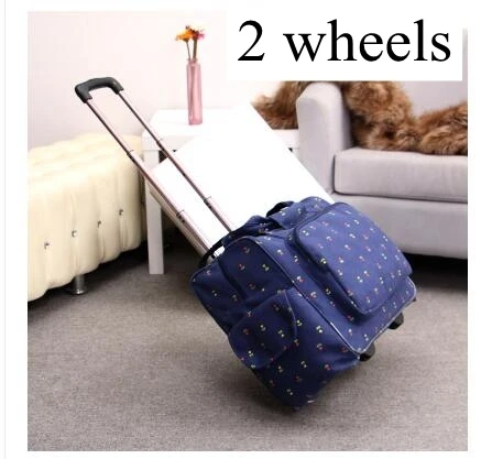 Women Luggage Suitcase On Wheels Travel Trolley Luggage Bag 20 Inch Wheeled Bags Laptop Business Travel Trolley Spinner Suitcase - Цвет: 2 wheels