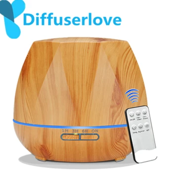 

Diffuserlove 500ML Remote Control Electric Aroma Air Diffuser Ultrasonic Air Humidifier Essential Oil Aromatherapy Cool Mist Mak
