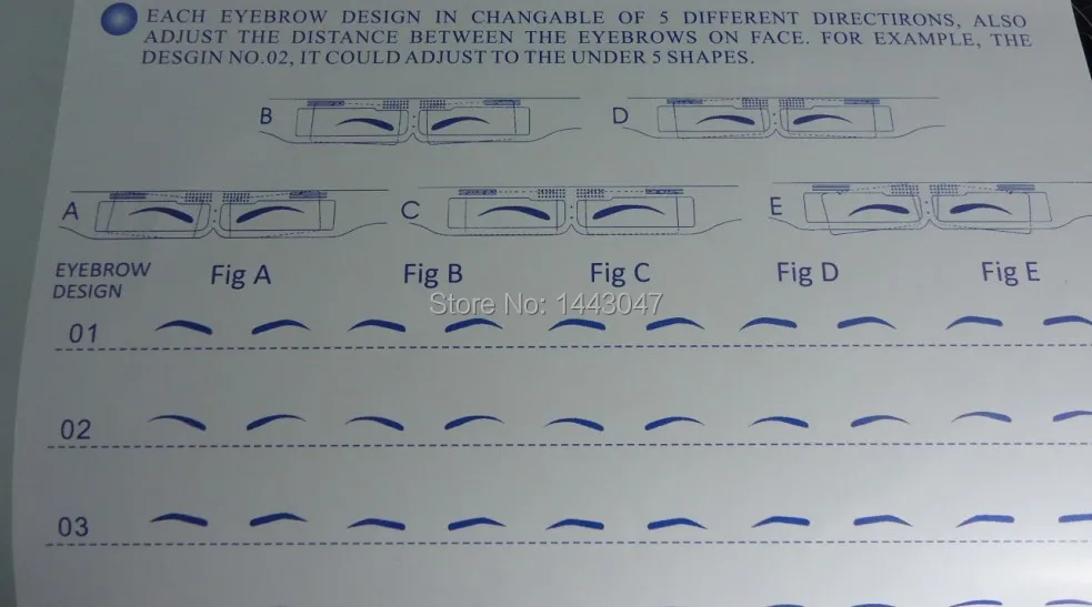 12 формирующий постоянный макияж бровей линия версия трафарет для бровей модель для 3D Трафарет для бровей наборы
