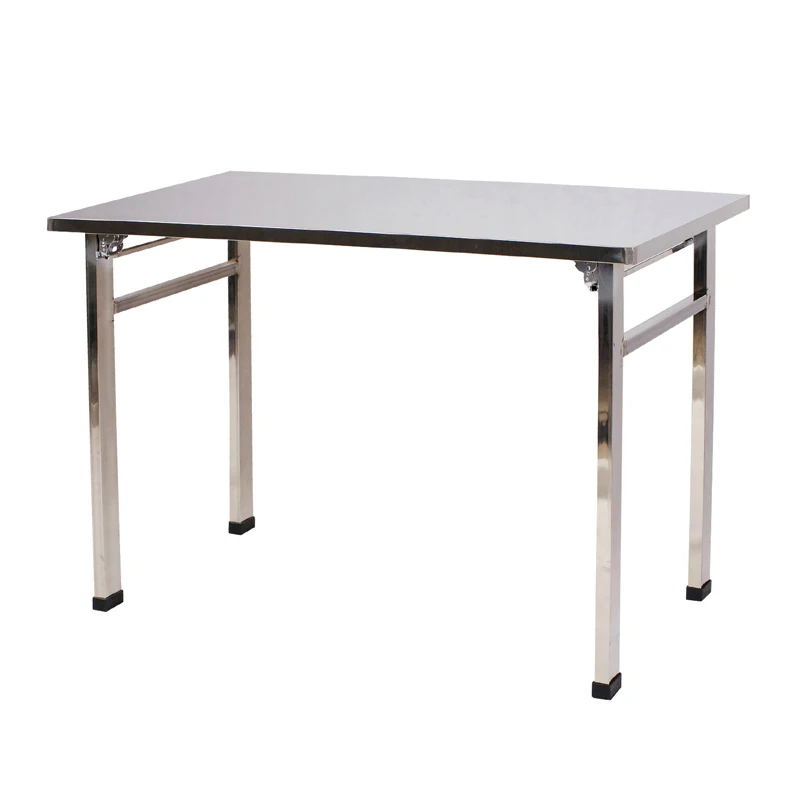 Folding Stainless Steel Table Workbench Training Table Conference Dining Table