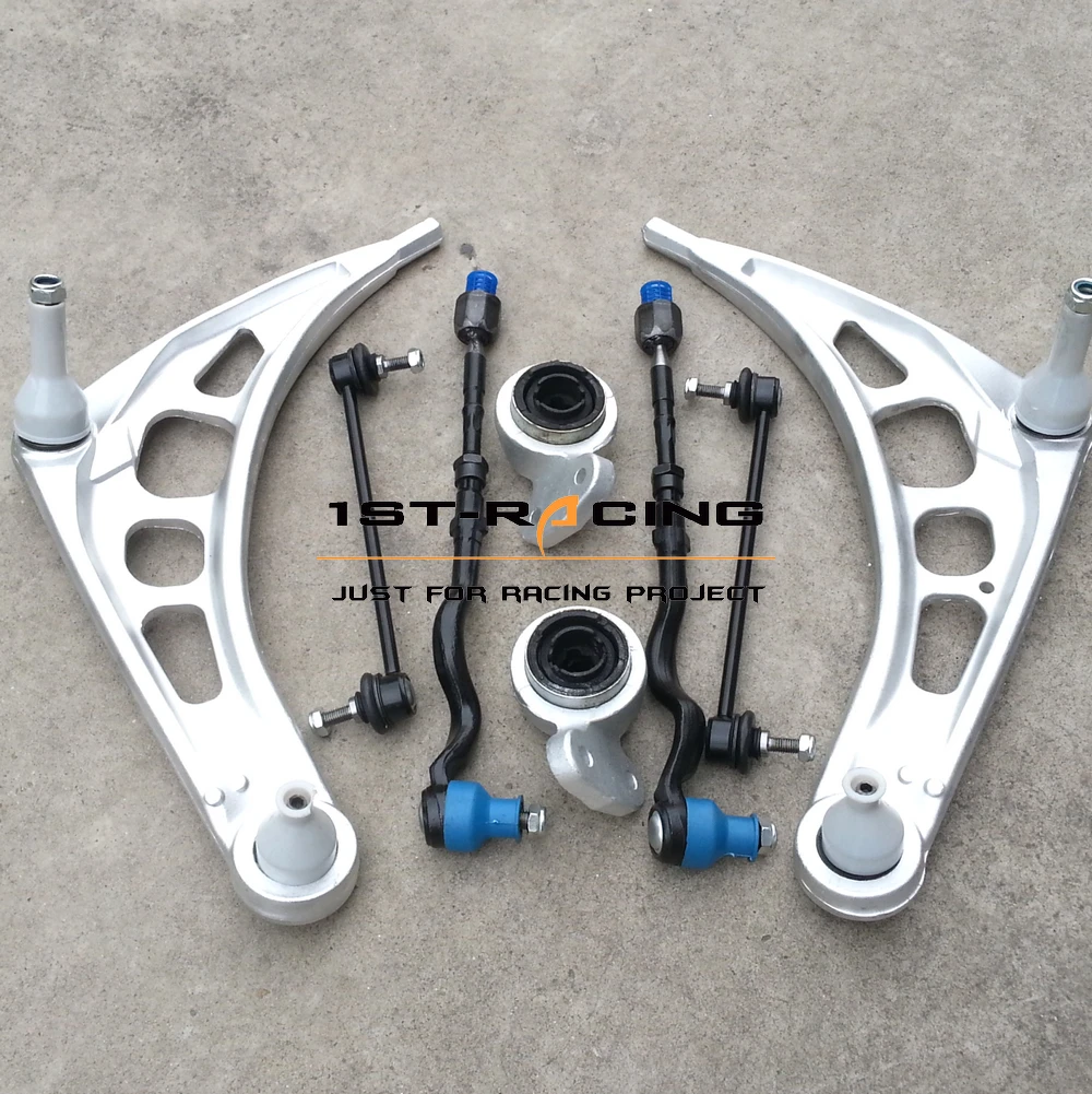 

For BMW 10PCS Front Suspension steering repair kit E46 & Z4 Front Control Arm