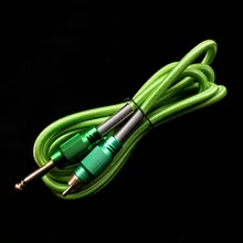 Премиум ручной татуировки питания RCA шнур с плетеный рукав кабель