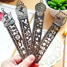10cm Cute Kawaii Steel Ruler Creative Horse Birdcage Hollow Metal Bookmark Plantilla Ruler for Kids Student Gift School Supplies 10cm Cute Kawaii Steel Ruler Creative Horse Birdcage Hollow Metal Bookmark Plantilla Ruler for Kids Student Gift School Supplies