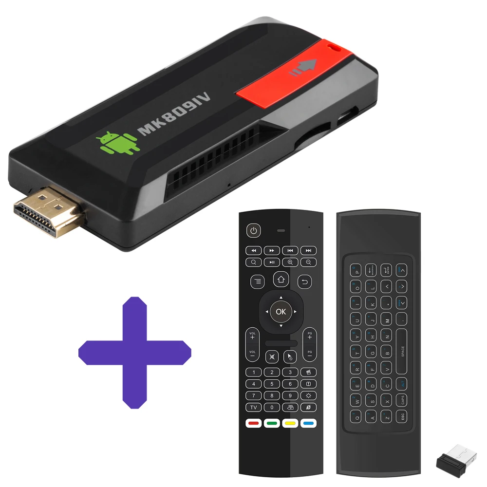 MK809 IV RK3229 четырехъядерный 2 ГБ 16 Android ТВ адаптер для Smart TV Mini PC 4K приставка WiFi HD